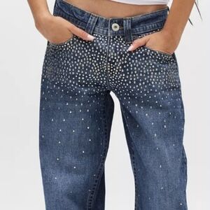Urban Ourfitter Studded Embelished Denim Jeans